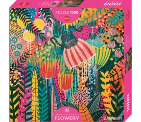 HEYE Puzzle Krásná budoucnost / Flowery / Čtvercové / 1000 dílků