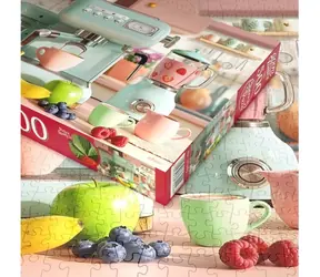 CHERRY PAZZI Puzzle Espresso styl / 500 dílků / 50 x 34,5 cm