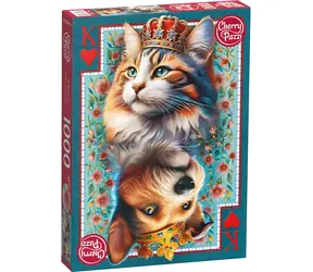 CHERRY PAZZI Puzzle Královská karta / 1000 dílků / 50 x 70 cm