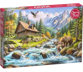 CHERRY PAZZI Puzzle Živé údolí / 1000 dílků / 70 × 50 cm