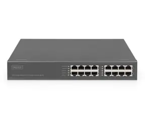 DIGITUS šedá / PoE injektor / Gigabit / 8 portů / 802.3bt / 250 W