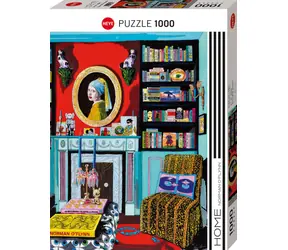 HEYE Puzzle Pokoj s Vermeerem / 1000 dílků / 50 × 70 cm