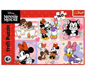 TREFL Puzzle Disney Minnie: Barevný den / 160 dílků / 41 x 27,8 cm