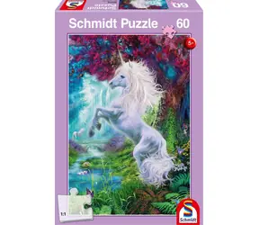 SCHMIDT Puzzle Jednorožec v začarované zahradě / 60 dílků / od 5 let