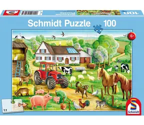 SCHMIDT Puzzle Na farmě / 100 dílků / od 6 let