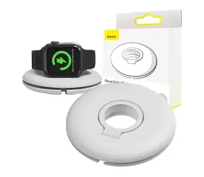 Baseus ACSLH-02 bílá / Organizér a držák nabíječky Apple Watch / PC+TPU