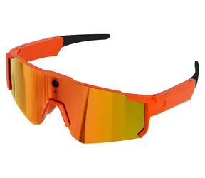 Colmi V06 AI oranžová / Chytré sluneční brýle / 8MP kamera / 2K video / Bluetooth 5.3 + Wi-Fi / IP54