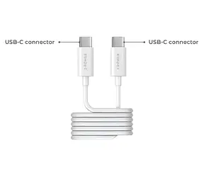 2-Power USB-C 100W / Datový kabel / USB-C na USB-C / 5A / 2 m