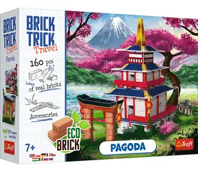 TREFL Stavebnice BRICK TRICK Pagoda M / 160 dílů / od 7 let