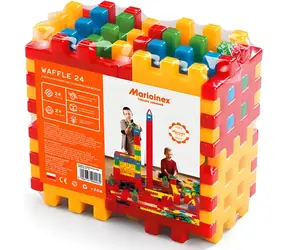 MARIOINEX Stavebnice Waffle / 24 dílků