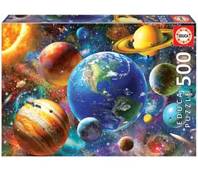 EDUCA Puzzle Sluneční soustava / 500 dílků / 48 x 34 cm