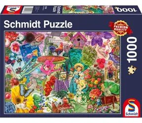 SCHMIDT Puzzle Zábavné zahradničení / 1000 dílků