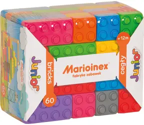 MARIOINEX Stavebnice Cihličky Junior / 60 dílků