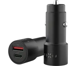 FIXED FIXCC63 černá / Autonabíječka / USB-C + USB-A / 63W / PD 3.0