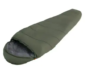 EASY CAMP Spací pytel Raven II Mummy olivově zelená / -1°C / 215 x 76 x 50 cm / dvoucestný zip s autolockem