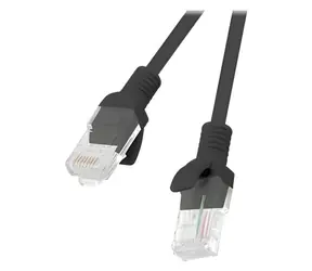 Lanberg Patch kabel Cat5E UTP 3m černá / Patch kabel / RJ45-RJ45 / Fluke Passed