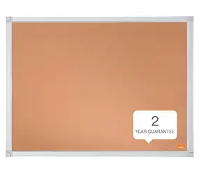 Nobo Essentials 60x45 cm / Korková nástěnka / ALU rám