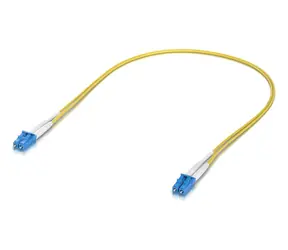 Ubiquiti UACC-OFC-S2-LULU-0.5M-50 žlutá / Optický patch kabel / LC-LC / OS2 Singlemode / 0,5 m / 50 ks