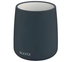 Leitz Cosy sametová šedá / Kelímek na tužky / Keramický / O 8,7 cm / 240 g