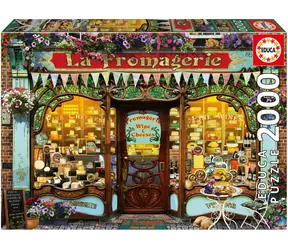EDUCA Puzzle Obchod s jemnými sýry / 2000 dílků / 96 × 68 cm