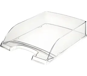 Leitz Plus průhledná / Odkladač na dokumenty / Plast / A4 / 255 × 357 × 70 mm