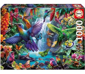 EDUCA Puzzle Tropičtí kolibříci / 1000 dílků
