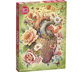 CHERRY PAZZI Puzzle Něžný rozkvět lásky / 1000 dílků / 50 x 70 cm