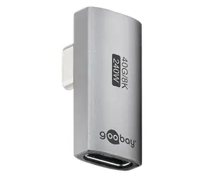 Goobay 74443 / USB-C adaptér / Otočený 90° / USB4