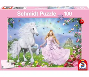 SCHMIDT Puzzle Princezna jednorožců / 100 dílků
