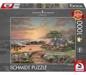 SCHMIDT Puzzle Chaloupka na pobřeží / 1000 dílků