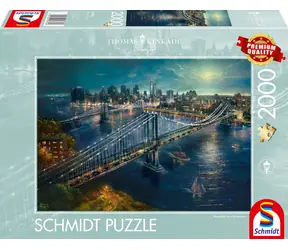 SCHMIDT Puzzle Měsíc nad Manhattanem / 2000 dílků / od 12 let