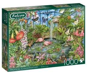 FALCON Puzzle Tropický skleník / 1000 dílků / od 12 let