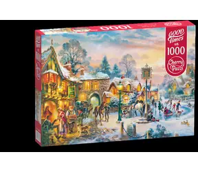 CHERRY PAZZI Puzzle Stmívání v zimě / 1000 dílků