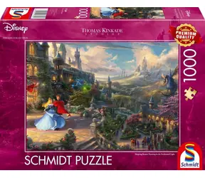 SCHMIDT Puzzle Šípková Růženka: Tanec v čarovném světle / 1000 dílků / od 12 let