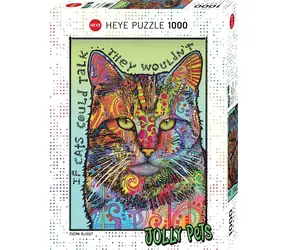 HEYE Puzzle Jolly Pets: Kdyby kočky mohly mluvit / 1000 dílků / 50 x 70 cm