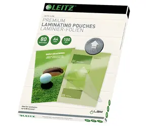 Leitz Laminovací kapsy / A3 / 80 mic / lesklé / UDT / 100 ks