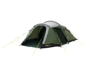 Outwell Earth 4 Plus zelená / Tunelový stan pro 4 osoby / 4 místnosti