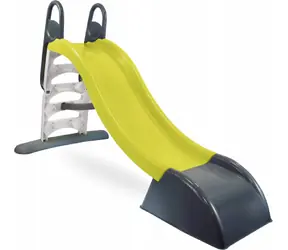MOCHTOYS Skluzavka 180 cm zeleno-šedá / s napojením na hadici / UV filtr / protiskluzové schůdky