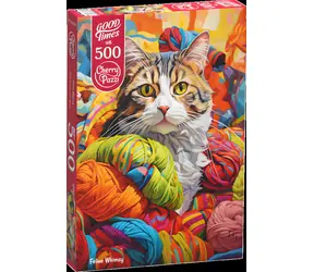 CHERRY PAZZI Puzzle Kočičí vrtochy / 500 dílků