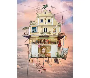 HEYE Puzzle Dům plný pokladů / 1000 dílků