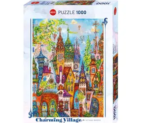 HEYE Puzzle Charming Village: Červené oblouky / 1000 dílků / od 14 let