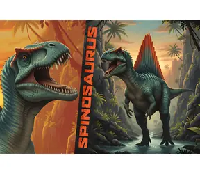 TREFL Puzzle Dino World: Spinosaurus / 100 dílků / 41 x 27,5 cm