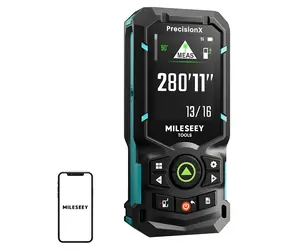 Mileseey S50 / Laserový dálkoměr / Dosah 120 m / Přesnost ±1,5 mm / IP54 / 2x AA NiMH