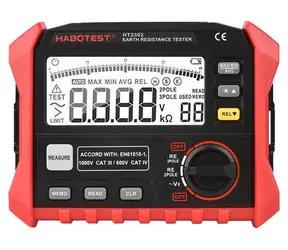 Habotest HT2302 / Digitální tester zemního odporu / 0-4 k? / LCD displej