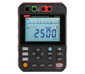 UNI-T UT512D / Měřič izolačního odporu / zkušební napětí do 2500 V / CAT IV 600V / USB