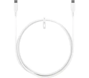 Goobay bílá / Kabel USB-C / silikonový / 1,5 m