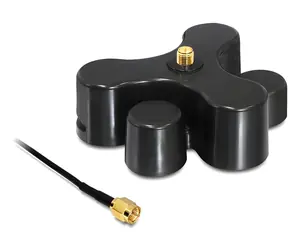 Delock Anténní základna RP-SMA - RP-SMA jack černá / Anténní kabel / 1 m