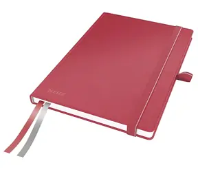 Leitz Complete A5 červená / Zápisník linkovaný / 80 listů / 96 g/m2