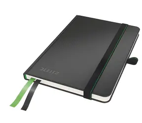 Leitz Complete A6 černá / Zápisník / linkovaný / 145 × 98 mm / 150 g
