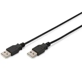 Digitus AK-300101-010-S černá / USB kabel / USB-A / 1 m